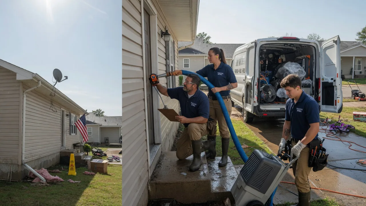 Ceiling Water Damage Restoration in Camp Hill, PA near me